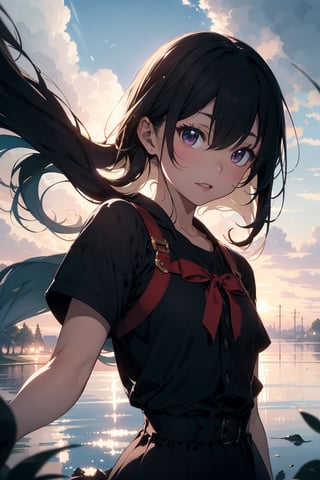 (extremely detailed CG unity 8k wallpaper),(((masterpiece))), (((best quality))), ((ultra-detailed)), (best illustration),(best shadow), twin girls, half demon, half human ((an extremely delicate and beautiful)),dynamic angle, bloody lake, sunlight shining through the dark clouds, bold colors, demon tale, fantasy,wind,classic, (detailed light), (darklight),(painting),(sketch),(bloom), high resolution, high contrast ratio, high detail, high texture, texture surreal high quality figure, ultra high quality, golden ratio, infernal scenary, obscure domain