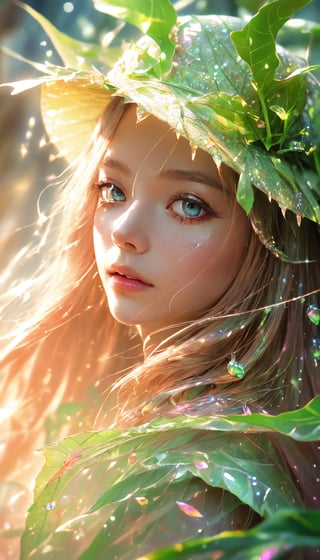 (Vivid translucent leaf veins, backlit water droplets, tacca jungle, eyes, eyes, eyes. Highly detailed black line drawing, glowing tracery, extreme face close-ups, babies, wide brim pointy hats, euphoric dancing on the apex, macro cellular details, labyrinthine tacca, complex engines, mountain caves, sunsets, god rays, steam, vistas, contrasts, linen, wire spheres, sand, some pink, zentangle. Highly detailed foxglove, stylish and classy concept art, professional photography, vibrant ivy jungle, partly tan and cream, iridescent spectrum engine, flow forms, line work, zentangle, abstract shapes, AI masterpiece.), Detailed Textures, high quality, high resolution, high Accuracy, realism, color correction, Proper lighting settings, harmonious composition, Behance works,1 girl,Detailedface