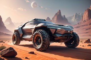 Masterpiece, 4k, High Resolution, Octane Render, Unreal Engine 5, Award Winning, Dramatic Lighting, Intricate, 8k Highly Professional Detail, HDR, Smooth, Sharp Focus, Illustration, Unreal Engine 5, Octane Render, Cinematic Light, dynamic volumetric lighting, car, suv, all-terrain vehicle, concept, science fiction, future,c_car,JB64,starship