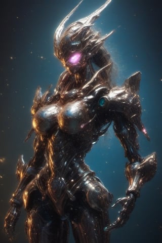 ((Heavy Metal)), Color Ink Flow, 64k Resolution Realistic Masterpiece: Max Photogram: by marton bobzert, 8k Resolution Concept Art, Intricate, Complex, Elegant, Majestic, Ecstatic, Dreamy, Aspect Ratio: 16:9, mecha,p3rfect boobs