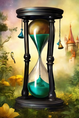 Dadaism. The Magical Hourglass from The Enchanted Kingdom, Digital painting by SonAra ♥ 