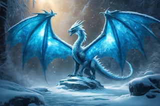 (masterpiece), ((best quality + highres + stunning art)), (aesthetic + beautiful + harmonic), {{Floating ice magic and a burst of blizzard}}, ((cinematic lighting + dynamic angle), ray tracing, ((very aesthetic)), (symmetrical intricate details + sharpen symmetrical details), (((face closeup:1.5)) of the gelid dragon, a dragon with its scales engraved with frozen intricate details, imposing and frozen wings, a glowing and cold stare, inside its frozen lair that no one dares to enter),oil paint