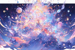 In the ethereal realm of cyberspace, a fairylike nocturnal neural network flickers with delicate luminescence, its intricate pathways glowing softly against a dark, star-studded backdrop. This watercolor painting captures the essence of technology intertwined with whimsy, a stunning fusion of magic and innovation. Each pixel is meticulously rendered, showcasing the intricate beauty of the neural network as it weaves its way through the digital cosmos. The colors blend seamlessly, creating a dreamlike quality that transports the viewer to a world where imagination and technology converge in perfect harmony. This exquisite artwork is a testament to the artist's skill and creativity, inviting viewers to marvel at the wonders of the digital age in a truly enchanting way.