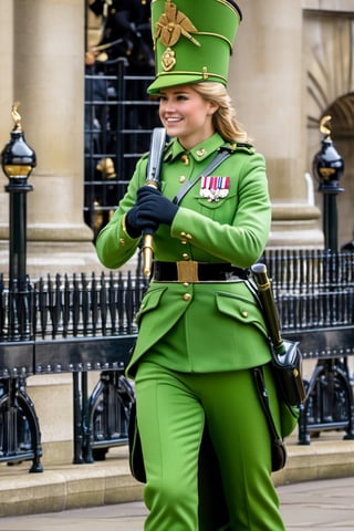 buckingham palace royal British female guards ,
Saint Patrick Day parade,
Lucky clover 🍀 ((Irish girls)) ,
In a parade,
Nearby,
(((The statue of liberty))) ,
Detailed,
Realistic,
Horses,
(Focus on the statue of liberty) ,
more detail XL,booth,more detail XL,,no humans,food ,realg
