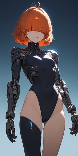 score_9, score_8_up, score_7_up, score_6_up, (best quality:1.1), (detailed), (highres, best quality:1.2), sexy female cybernetic Leeloo (5th Element movie), cyborg, mechanical arm, posing for a picture in The 5th Element film background, retro 1930s art, short orange hair, hair over eyes, skinny, sexy, hair over face, pale skin, skindentation, small breast, cameltoe, dark room, dim lighting, txznmec, More Detail XL