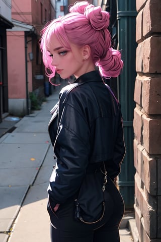 

 A 18-year-old Russian girl Sophie stands in an alleyway getting fucked by  a male friend, looking directly at the viewer with her beautiful, detailed eyes. Her textured skin glows under ambient light, with realistic shadows accentuating her features. Pink hair flows down her back, tied up in a side bun. shes on alley with her male friend, he is fucking her, standing sex, 1man, 1girl, her bestfriend name is Tony, he is fucking her hardcore, stand doggystyle sex, side view ,Trigger: LeeSiYoung,sidedoggystyle,Doggystyle,doggystyle,too many to list here, top-down bottom-up,arm_grab