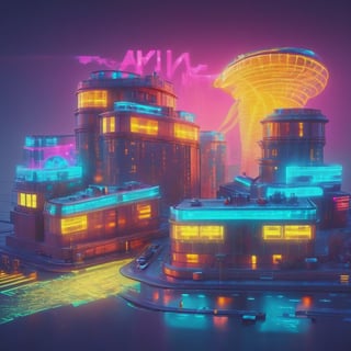 A wildly futuristic and technologically infused depiction of a animorphic Honey Badger in a neon cyberpunk setting. The Badger sports a pair of sleek mirror sunglasses and is adorned with headphones, presenting a mesmerizing juxtaposition of the natural and the artificial. This high-quality image, reminiscent of a digital painting, showcases the vibrant and vivid colors often associated with the cyberpunk genre. The Badger has a mullet and  fur that glows with luminous neon hues, reflecting the electrifying energy of its environment. The attention to detail is exquisite, capturing every strand of fur and reflecting the intricate patterns on the sunglasses. The image has a 80’s vibe with the edginess of a cyberpunk aesthetic, mesmerizing viewers with its artistic brilliance.