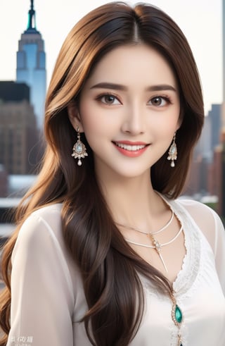 (1 22yo beauy girl), best quality, 8k, masterpiece, focus, perfect body beauty, highly detailed face and skin texture, delicate eyes, double eyelids, whitened skin,  Young beauty spirit, (bright smile), 
((The hair style and color is random, the necklace is random, the earrings are random, clothes style and color is random,  and the shoes are random, pose is random)). ((The background is to random New York's representative tourist destinations)), 
Ultra-clear, ultra-detailed, ultra-realistic, ((full body shot)), ,real_booster,Perfect skin,Pakistani Model,cutegirlmix