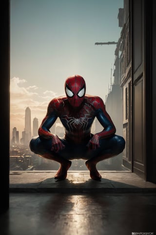 (best quality, 4k, 8k, highres, masterpiece:1.2), ultra-detailed, (realistic, photorealistic, photo-realistic:1.37), (A breathtaking 8K photorealistic concept art masterpiece, (Spiderman adorned in a stunning white and gold armor-style suit, unmasked, with a white cape billowing gracefully:1.3), Set against the backdrop of a highly detailed night cityscape, captured with perfect composition and sharp focus, (A cinematic vision of artistry:1.3), Bathed in soft, natural volumetric lighting, the chiaroscuro effect enhancing the intricate details of the suit, (A true award-winning photograph:1.3), Created in the style reminiscent of the great masters Raphael, Caravaggio, and modern visionaries like Greg Rutkowski, Beeple, Beksinski, and Giger, (A piece trending on ArtStation for its artistic brilliance:1.3), This oil on canvas marvel is a testament to artistic excellence, showcasing Spiderman as you've never seen him before, (An artistic achievement beyond compare:1.3)