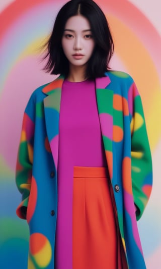 xxmixgirl,1 female, colorful fashion street by Masaaki Yuasa Harumi Hironaka,,<lora:659095807385103906:1.0>