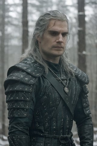 
 geralt_soul3142j 
Hadsome,long hair. Background winter Forest,henrycavill face,sks person