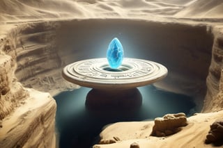 (((The Sould Stone))) The Soul Stone underground in egypt, futuristic, alien like
