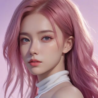 nikon RAW photo,8k,Fujifilm XT3,masterpiece,best quality,realistic, ((pink hair)), ((violet eyes)), rphotorealistic,ultra detailed,extremely detailed face,reflection light,cinematic lighting,1girl,white color,Sony Alpha 1, Sony FE 16-35mm f/2.8 GM, sharp focus, highly detailed, rich colors, vibrant colors, trending on Artstation, 4k,xxmix girl