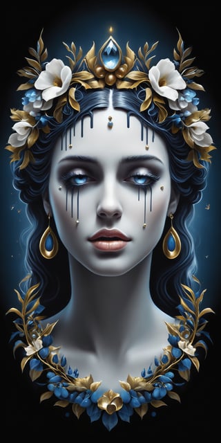 masterliece, high quality, high_res, 8K, semirealistic,
lets create image that convey myth about Pandora from Greece mythology, Design a picture in horror and pretentious, embience should be convey sadness and soul pain.
Make a sensual image, beautiful and aesthetic, dark, epic, Use a symbolism elements and fusion them with classicism art and impressionism,ULTIMATE LOGO MAKER [XL]