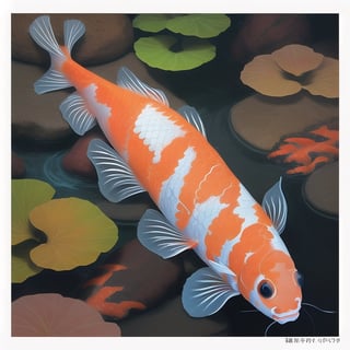 A Nishikigoi koi fish