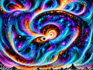 a swirling vortex of stars being sucked into a black hole spiraling down into oblivion in ultra vivid crazy hyper colorful display of the doom of an entire galaxy being devoured, but heres the catch, we're zoomed out just enough to see the universe is a giant toilet and the black hole is just the drain and the spiraling galaxy in its final moments is just being flushed away, ultra detailed vivid complex creative compostion, masterwork masterpiece, best quality, ,Psychedelic alien worlds ,Fizzlespell style ,CartooNuclear Meltdown style,InsaniToon style ,Psychedelic Insanity style 