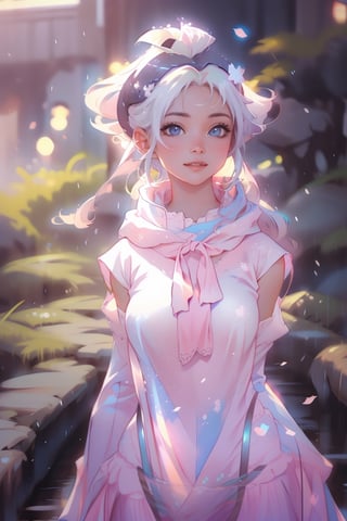 beautiful, gentle pastel colors, beautiful anime drawing, good light, good shadows, high-quality digital art, soft light, bokeh, well-designed clothing details, good hands, well-designed face,