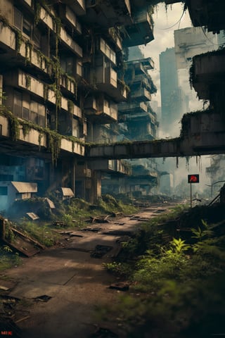 dilapidated city overgrown with alien fungi
(Extremely detailed CG uniform 8k wallpaper, masterpiece, best quality, super detailed),cyberpunk future,deep depth of field, soft diffused lighting,