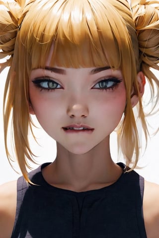 HimikoT, ultra detailed 8k cg, Toga Himiko, seductive, wide view , perfect eyes , looking over shoulder 