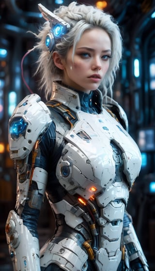 1girl, woman in high-tech space suit, through transparent visor,A look of relief,
beautiful face visible through transparent visor, white gloves, intricate blue mechanical vial,((holding jar containing lightning)), elaborate spaceship background,photo_b00ster,sad. 1 girl, huge breasts, huge body, messy white hair, realistic, perfect murge, 
,Mecha body,Young beauty spirit .Best Quality, photorealistic, ultra-detailed, finely detailed, high resolution, perfect dynamic composition, sharp-focus,b3rli,dongtan dress,mature female,naked bandage