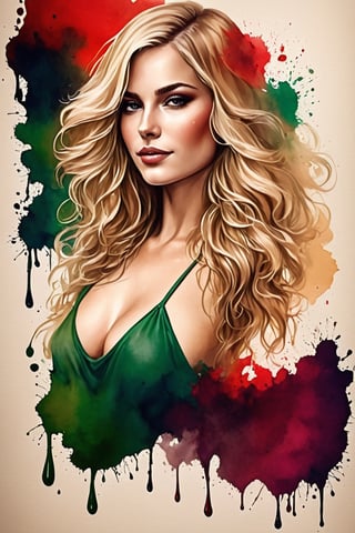 oil paint, ,style pierre farel style cuba series,1 swedish girl, big breasts, blonde hair, red dress, cleavage, light golden skin, red dress, female is very sexy dressed and very sensual, realistic green eyes, realistic hands, side view turning her head to the camera and smiles sulltry,Julianne Mooreh ,niji5,Face makeup,Flat vector art,full_body_shot, hairstyle: long open big curls ,Apoloniasxmasbox,Extremely Realistic,virgin destroyer sweater,oil paint ,naked bandage,naked_towel
