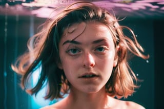 1girl , splash detailed, surreal dramatic lighting shadow (lofi, analog), kodak film by Brandon Woelfel Ryan McGinley, moment eyes, beautiful face , mid body,