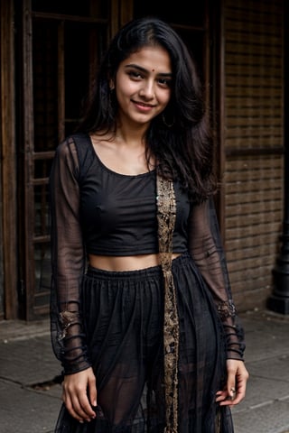 beautiful cute young attractive indian teenage girl, village girl, 17 years old, cute, hot, sexy, face smiles, school girl,Instagram model, long black_hair, colorful hair, warm, romantic, ,indian, ,AanyaaSanay,drop earrings,red salwar suit