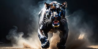 ultra realistic, photorealistic, natural light, ultra HDR, 4k, 8k, 16k, high quality texture, A full body photograph with realistic style portrays, Extremely beautiful , well done, a detailed image of (a large panther made of shadow) which can be glimpsed in the darkness, like a nightmare made of dark oily smoke , moving stealthily ready to attack with a leap, its jaws gleaming and claws quivering
ultra-realistic detail, Ultra detailed, The composition imitates a cinematic movie, The intricate details, sharp focus, perfect body proportion, full body seen from afar, ultra realistic, iper realistic image, realistic shade, soft lights