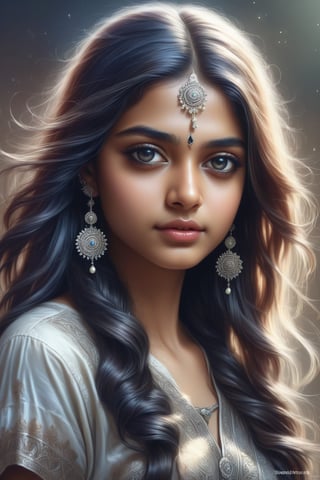 beautiful Indian girl, 23 year old, artist's sketch, realistic, pencil drawing, pencil sketch, digital_drawing, artwork, artwork_(digital), digital_art, digital_artworks, sketch, painting, ,zwuul,DonMM1y4XL,DonMSn0wM4g1cXL,DonMDr4g0nXL,Insta Model,more detail XL