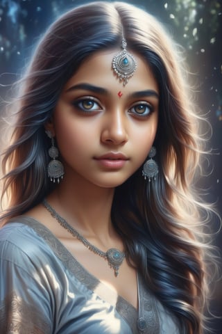 beautiful Indian girl, 23 year old, artist's sketch, realistic, pencil drawing, pencil sketch, digital_drawing, artwork, artwork_(digital), digital_art, digital_artworks, sketch, painting, ,zwuul,DonMM1y4XL,DonMSn0wM4g1cXL,DonMDr4g0nXL,Insta Model,more detail XL