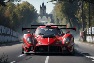(ultra-detailed, best quality, masterpiece, photo-realistic, 8K wallpaper),dreamy and gothic fantastic atmosphere,pretty girl drive a car in green hell,beautiful formula car on the road,It has a lot of winglets,slanted headlights,light on,light on,(Racing car is red with white line decoration.A car with fantasic armored decoration,A winding road with height differences,(front view:1.2),high color
BREAK
(A castle can be seen beyond the deep forest,dark night,light up),ASURADA_GSX,xsty
