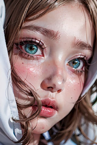 beautyniji,perfect, beautiful, girl with porcelain skin, wavy brown hair, green eyes and long eyelashes, natural pink cheeks and natural pink lips,wearing wrenchpjbss,Eve3D,figma