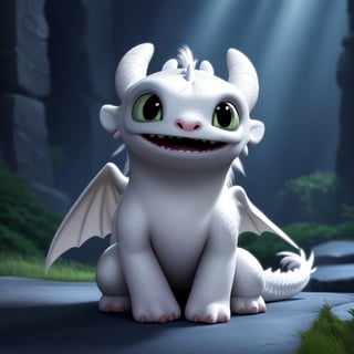How to Train Your Dragon,Light Fury,cute