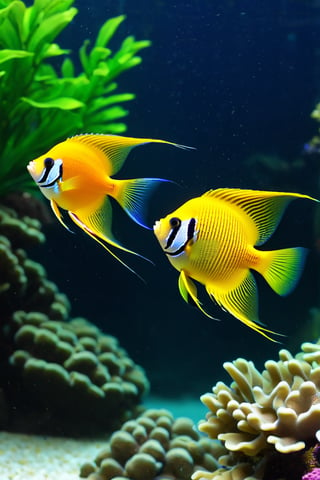 Angelfish, Tropical, Fish, Aquarium, Freshwater, Colorful, Graceful, Fins, Vibrant, Patterned, Ornamental, Aquatic, Beauty, Exotic, Species, Tank, Pet, Hobby, Swimming, Behavior, Ecosystem, Habitat, Aquascaping, Community, Cichlid, Angelic, Graceful, Stunning, Stripe, Coloration, Tropical, Water, Flora, Fauna, Planted, Reef, Captivating, Elegant, Peaceful, Marine, Breeding, Pair, Spawning, Fry, Care, Maintenance, Feeding