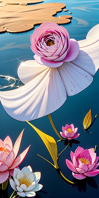 (extremely detailed CG unity 8k wallpaper),(((masterpiece))), (((best quality))), ((ultra-detailed)), (best illustration),(best shadow), ((an extremely delicate and beautiful)),dynamic angle, close-up of a small house by the lake, beautiful sunny summer day, water lilies in the lake blooming, lush plants, sunlight shining through the white clouds, bold colors, fairy tale, fantasy,wind,classic, (detailed light),feather, nature, (sunlight),beautiful and delicate water,(painting),(sketch),(bloom),(shine), high resolution, high contrast ratio, high detail, high texture, texture surreal high quality figure, ultra high quality, golden ratio,ayaka_genshin