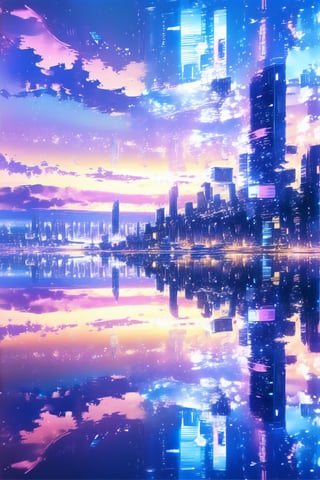 //quality, (masterpiece:1.4), (detailed), ((,best quality,)),//(kaleidoscope:1.4),(floating city,floating cityscape in sky :1.4),reflection of the cityscape in sky,scenery,(horizon:1.3),Surreal Elements,glitch,(data codes:1.3),(glitch effect:1.3),(cyberpunk:1.2)