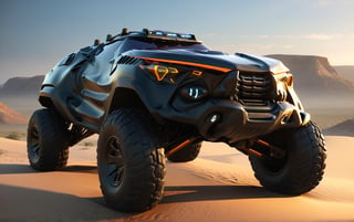 Masterpiece, 4k, High Resolution, Octane Render, Unreal Engine 5, Award Winning, Dramatic Lighting, Intricate, 8k Highly Professional Detail, HDR, Smooth, Sharp Focus, Illustration, Unreal Engine 5, Octane Render, Cinematic Light, dynamic volumetric lighting, Off-road suspension,baja, Armored vehicle,suv, all-terrain vehicle, concept, science fiction, (f150:0.2),oshkosh m-atv jltv,humvee, Knight XV ,future,c_car,JB64,TechStreetwear,ROBOT,exosuit,mecha\(hubggirl)\,NGC