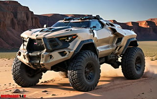 Masterpiece, 4k, High Resolution, Octane Render, Unreal Engine 5, Award Winning, Dramatic Lighting, Intricate, 8k Highly Professional Detail, HDR, Smooth, Sharp Focus, Illustration, Unreal Engine 5, Octane Render, Cinematic Light, dynamic volumetric lighting, Off-road suspension,baja, Armored vehicle,suv, all-terrain vehicle, concept, science fiction,(gmc:0.5), Peterbilt 389,concept car,(f350:0.2),oshkosh m-atv,mrap, jltv,humvee, Knight XV ,KOMBAT,mint 400, Lamborghini Countach 1980,Benz Ener-G-Force Concept Car,future,TechStreetwear,ROBOT,exosuit,LegendDarkFantasy, 3D SINGLE TEXT,HYPER REAL,mecha\(hubggirl)\,tactical gear