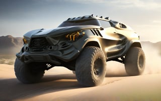 Masterpiece, 4k, High Resolution, Octane Render, Unreal Engine 5, Award Winning, Dramatic Lighting, Intricate, 8k Highly Professional Detail, HDR, Smooth, Sharp Focus, Illustration, Unreal Engine 5, Octane Render, Cinematic Light, dynamic volumetric lighting, Off-road suspension,baja, Armored vehicle,suv, all-terrain vehicle, concept, science fiction, (f150:0.2),oshkosh m-atv jltv,humvee, Knight XV ,future,c_car,JB64,TechStreetwear,ROBOT,exosuit,LegendDarkFantasy