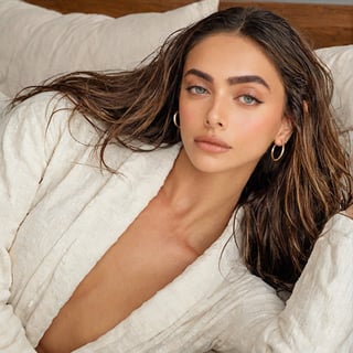 Full realistic photo from far of a stylish young woman with large, captivating eyes, thick eyebrows, a strong jawline, high cheekbones, and a natural complexion. slim boned, long limbed, lithe and with very little body fat and little muscle .Highlighting her as a modern, approachable virtual influencer
Sleeping, eyes closed 
