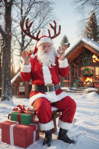 a rdns santa claus, christmas, outdoor