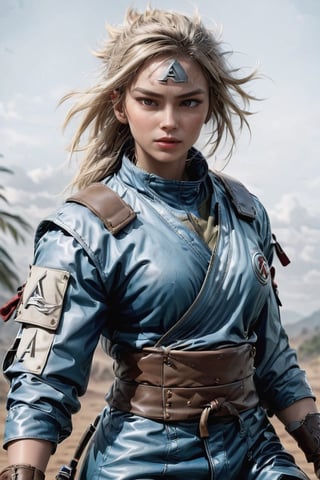 (HYPER-REALISTIC PHOTO) HE CREATES A WOMAN IN WAR CLOTHES, HER HAIR COLOR IS DARK, SHE HAS IT LOOSE AND MOVING, HER FACE IS BEAUTIFUL, SHE HAS A SWORD IN HER HAND (THE SUPER REALISTIC HAND WITH NO MISTAKES) SHE IS IN MOTION, WITH THE CAMERA FOCUSING FROM THE SIDE,photo r3al,photorealistic,(PnMakeEnh),DonMB4nsh33XL ,style,cyborg style