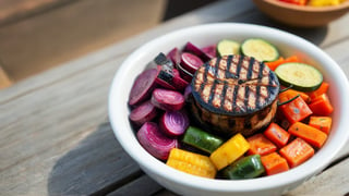 /create prompt:A tiny barbecue grill next to a giant bowl filled with colorful vegetable slices. Miniature skewers emit a savory aroma over the coals. The grill's surface shows detailed grill marks, and the bowl's edge has fine patterns. Captured in a macro shot, highlighting the size contrast between the grill and the bowl with a tilt-shift effect. -neg opposite of uniform-sized objects -camera zoom in -fps 24 -gs 16 -motion 1 -Consistency with the text: 22 -style: HD movies -ar 16:9
