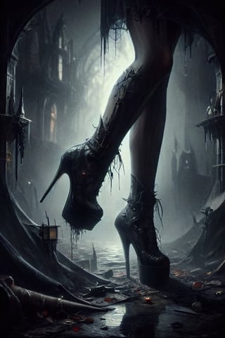  .dark gothic horror.crypted .high heels 