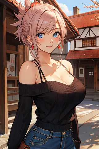 score_9, score_8_up, score_7_up, source_anime,looking at viewer,solo,masterpiece,
//quality, (masterpiece:1.4), (detailed), ((,best quality,)),//,1girl,solo,//,bangs,sidelocks,beautiful detailed eyes,big breasts,cleavage,cowboy shot,smile
,better hands,,miyamoto_musashi_fgo,better hands,stand on street,Half-timbered Construction,(whiiite hair)