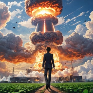 sky, clouds, Nuclear Bomb in the air,EpicSky,NathanDrake,Lucky Clover,cumbath,penis,1girl,h0rs3_p3nis,penis_stocking