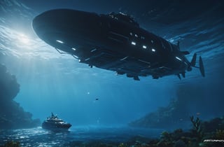 SUBNAUTICA, digital painting, digital art, cinematic scene, dramatic lighting, evocative use of light and shadow, artwork masterpiece, best quality movie, highly detailed, (((masterpiece))), (((best quality))), ((ultra-detailed)), Hyper Real, Photorealistic, high resolution,
Dark-Art, 8K, concept art, filmic, HDR, volumetric lighting, highly detailed, cinematic lighting, artstation, vibrant nature, volumetric light,Sci-fi ,science fiction,Renaissance Sci-Fi Fantasy,High Renaissance,Sci-Fi,blood and black,cyberpunk style,Movie Still,more detail XL