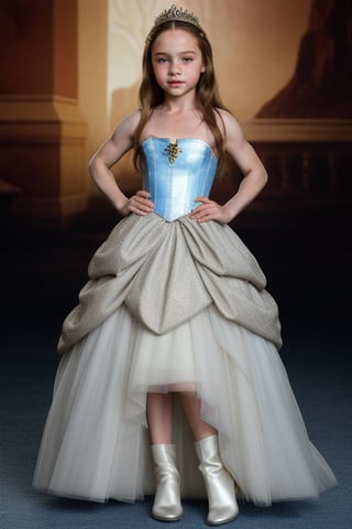 full Body View ((Tami Stronach)) Emilia Clarke, 8 years old, in princess costume with full lips Tami Stronach,Tami Stronach