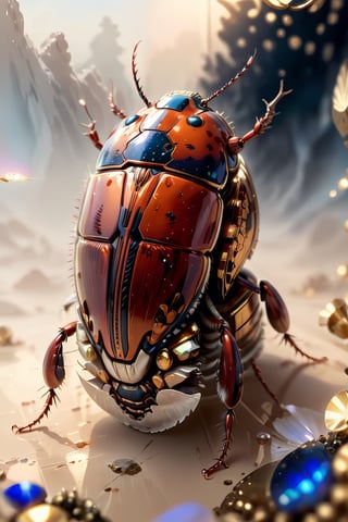 masterpiece,best quality,official art, extremely detailed CG unity 8k wallpaper,absurdres,8k resolution,exquisite facial features,,shiny skin,Japanese animation Mars cockroach, ,muscular figure,Mars background,Movie Still,BugCraft