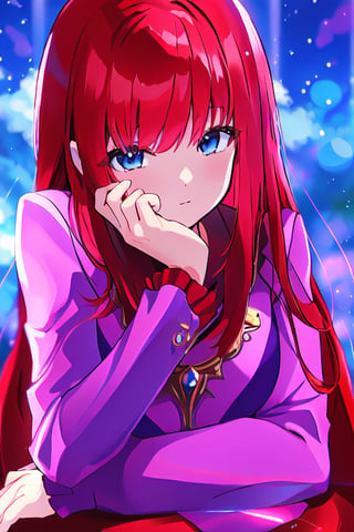 detailed cg, anime picture, anime_screencap, chromatic_background, depth of field, blurry_background,1girl, solo , best_quality, high_resolutionm, Detailedface, colorized, look, red hair tips, beatifull_eyes, perfect_skin, full_body,High_Quality, Masterpiece, anime best quality, deailed eyes,konomi kasahara, full-body_portrait